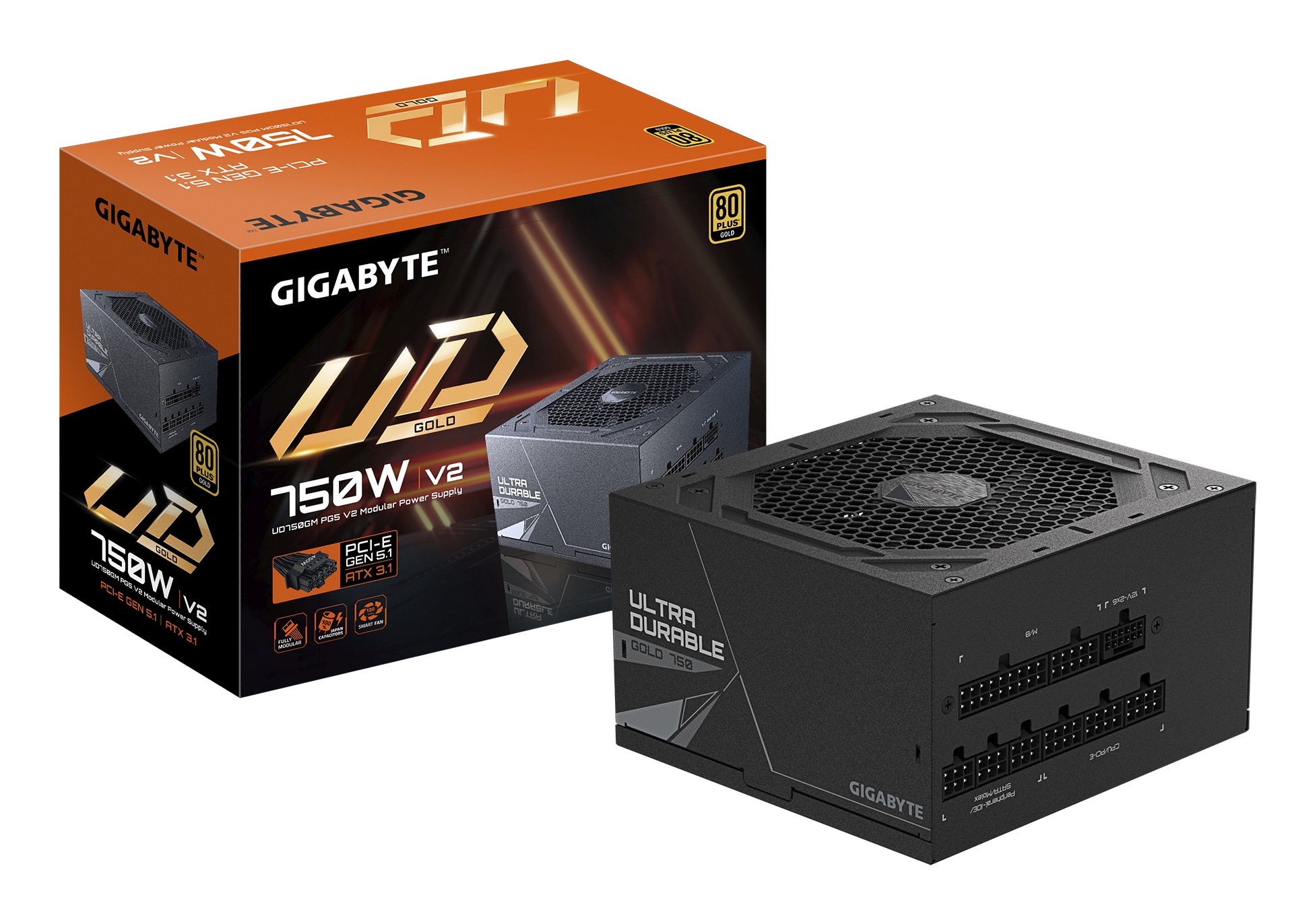 GIGABYTE UD750GM PG5 V2 Bloc dAlimentation PCIe Gen 5.1, 80