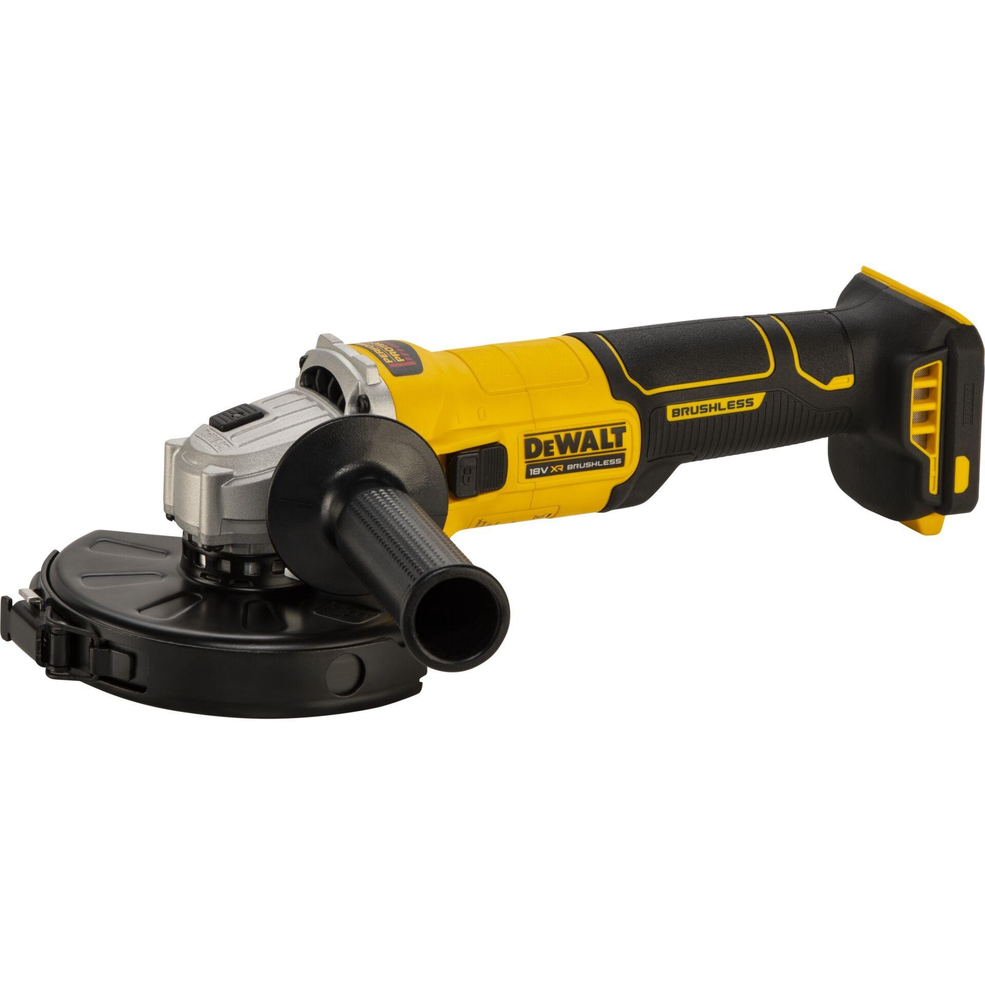DEWALT DCG407NT-XJ Akku-Winkelschleifer 125 mm ohne Akku Ladegeraet