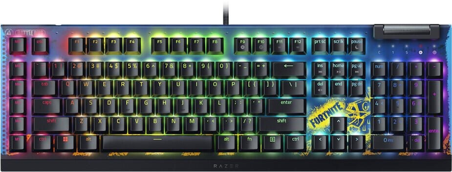 Razer BlackWidow V4 X yellow Switch Fortnite Ed. german Layout