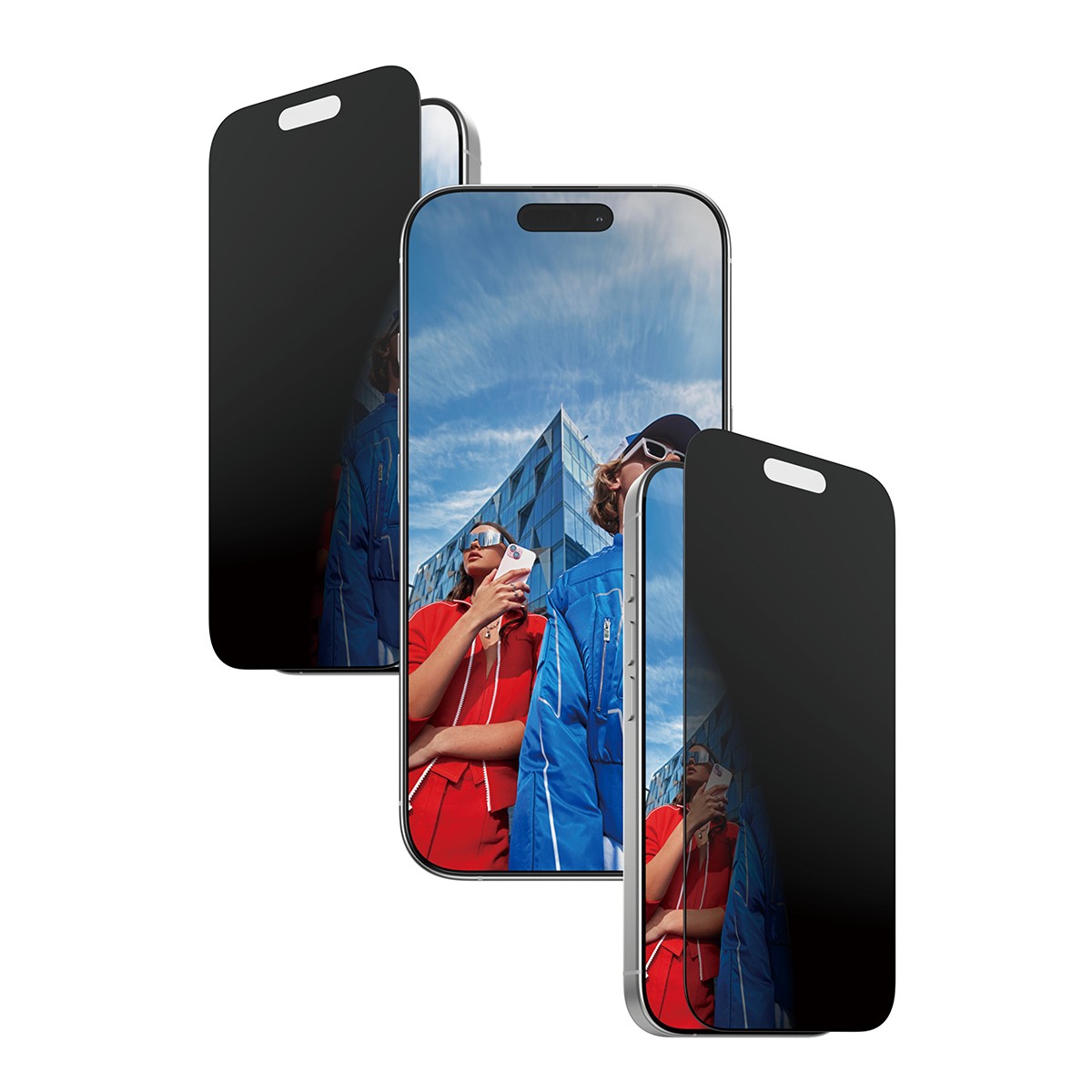 PanzerGlass 2-Way Privacy Schutzglas iPhone 17/16 Pro UWF (Ultra-Wide