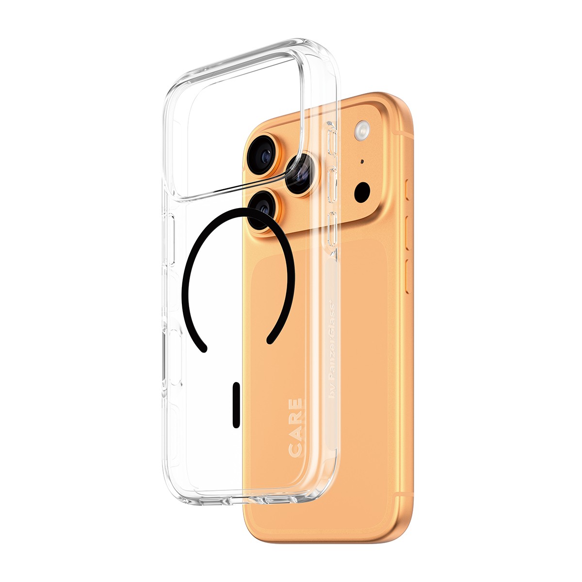 PanzerGlass CARE by Urban Explorer Case Transparent w. Black
