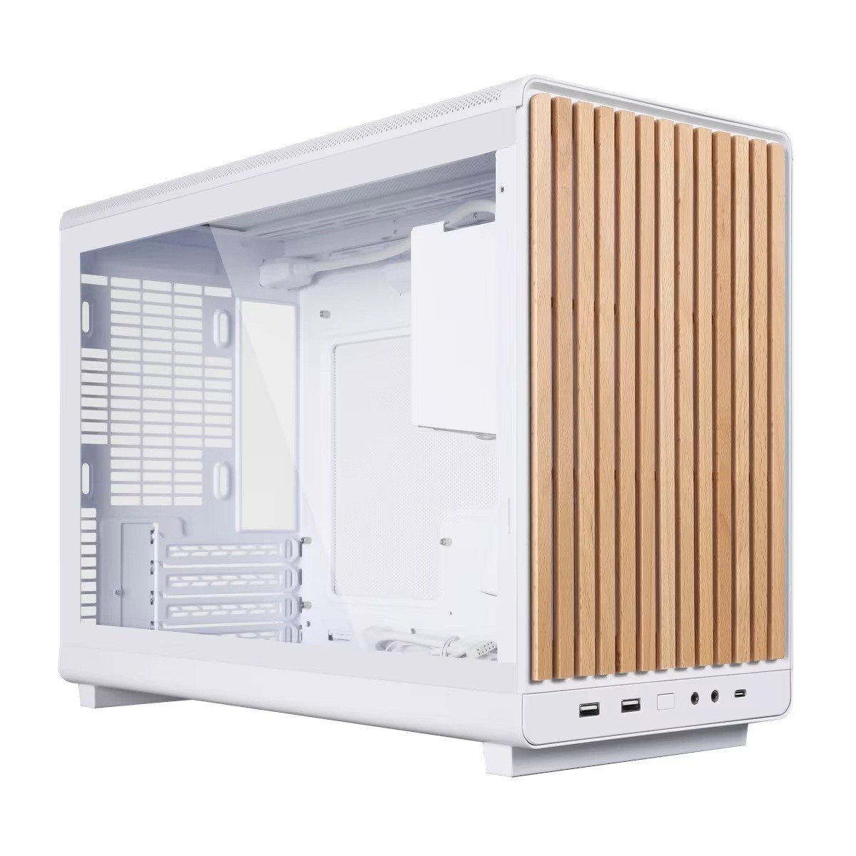 Lian Li A3-mATX Micro Tower White, Wood - Lian Li A3-mATX, Micro