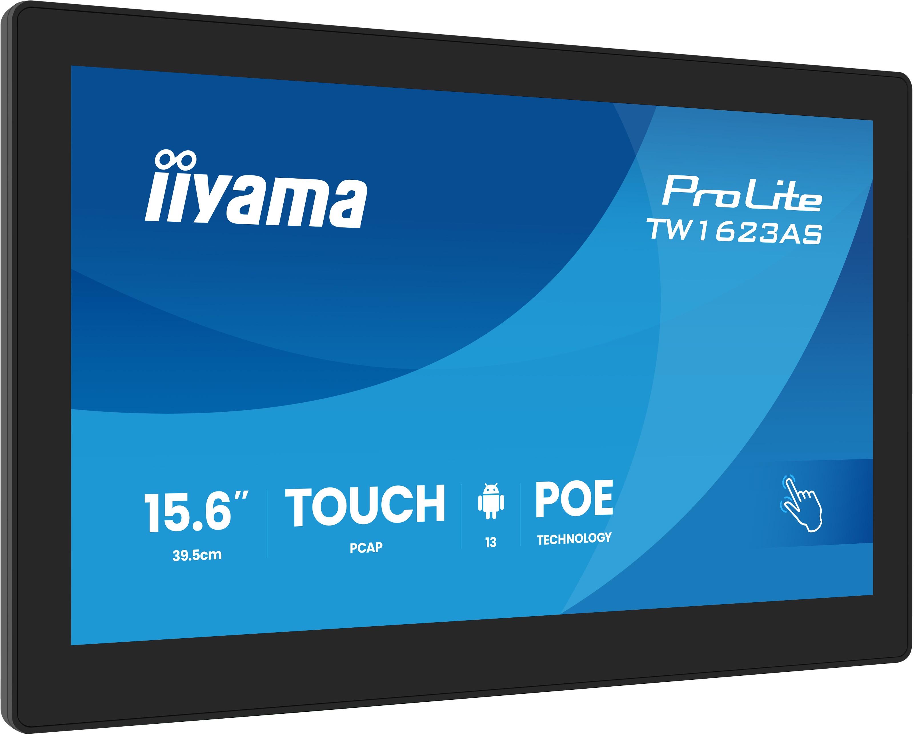 iiyama TW1623AS-B3P computer monitor 39.6 cm (15.6") 1920 x 1080