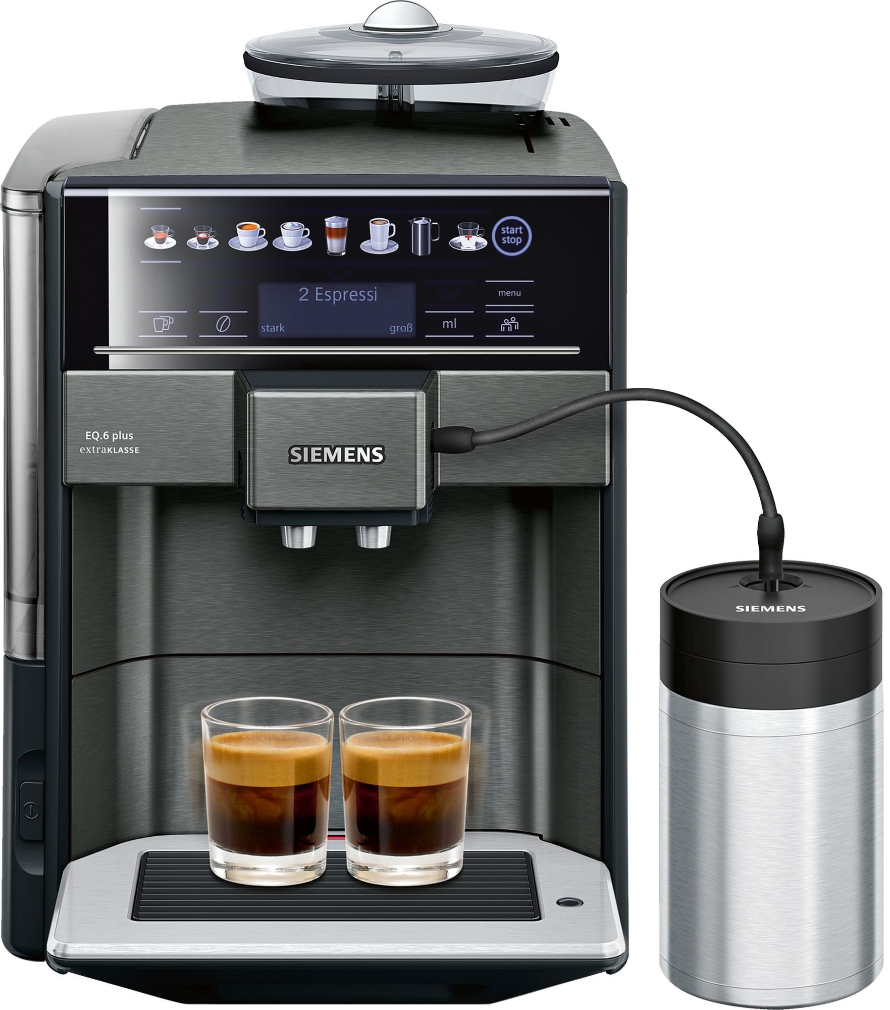 Siemens TE657F09DE cafetera eléctrica Totalmente automática Má