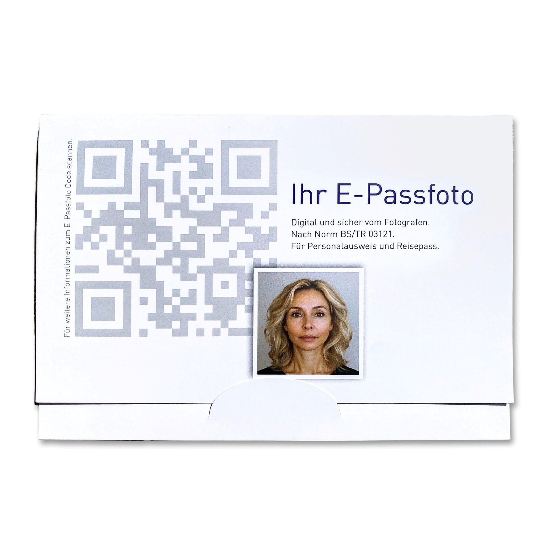 1x50 Daiber copertina per fototessere E-Passfoto-PORTRAIT 14028