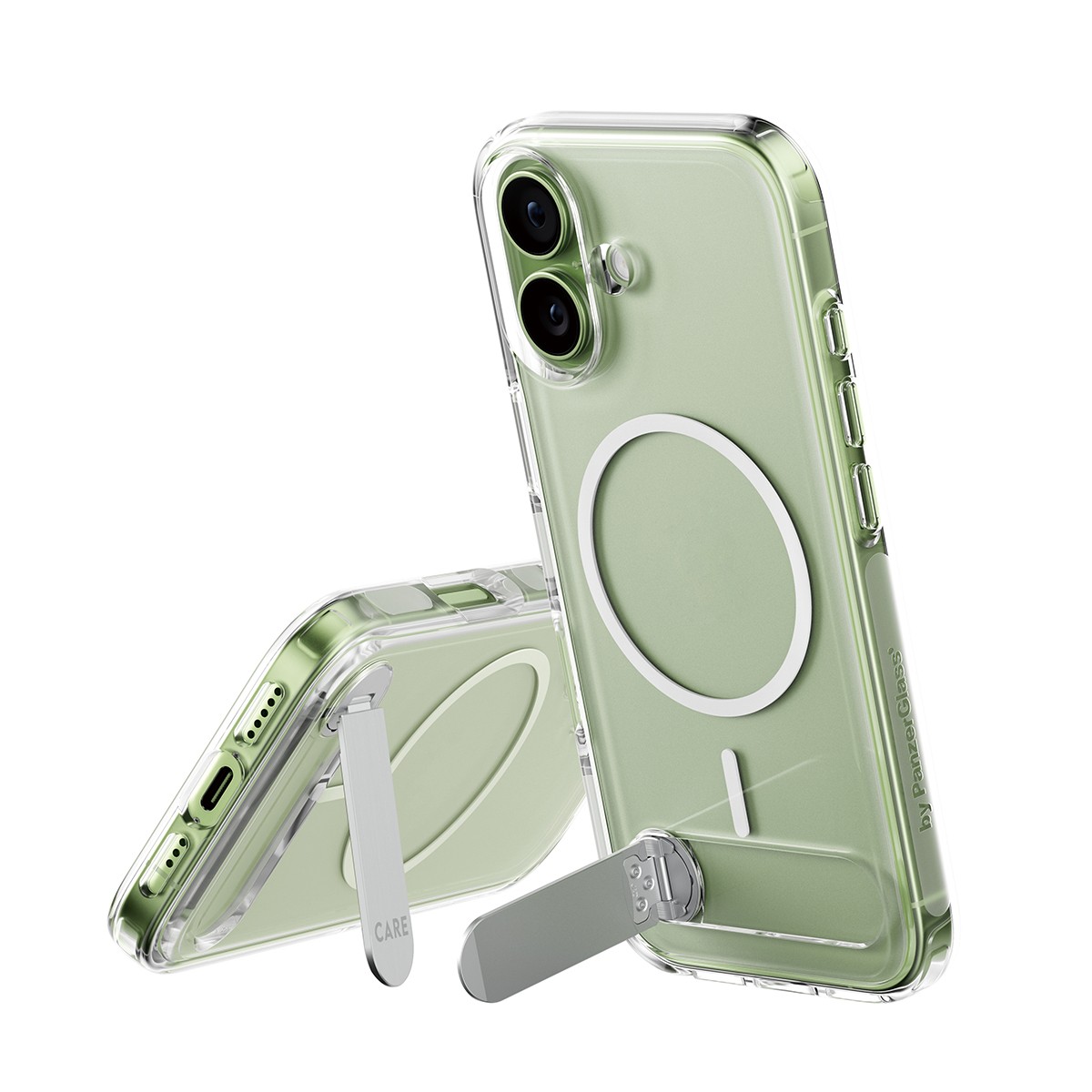 PanzerGlass CARE by Kickstand Case Transparent w. MagSafe