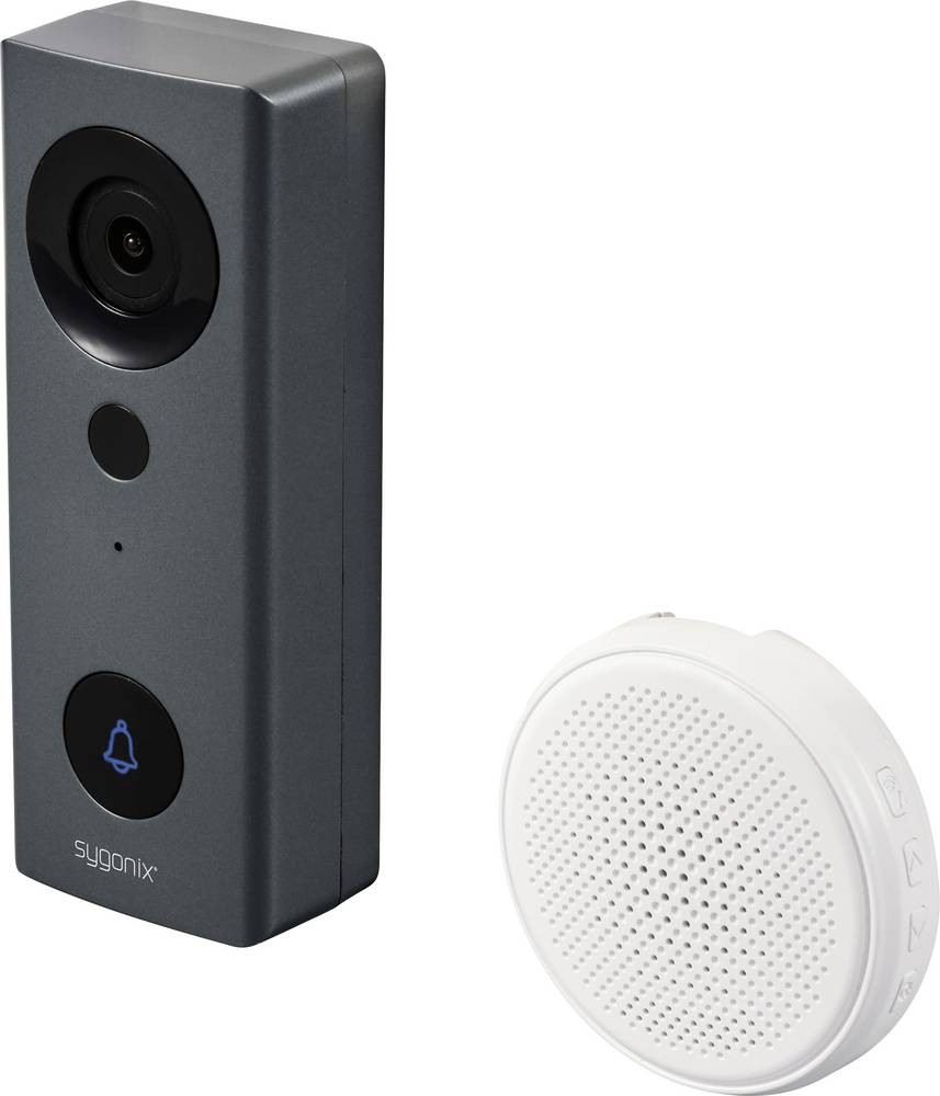 Sygonix IP-Video-Türsprechanlage WLAN, Funk grey, white