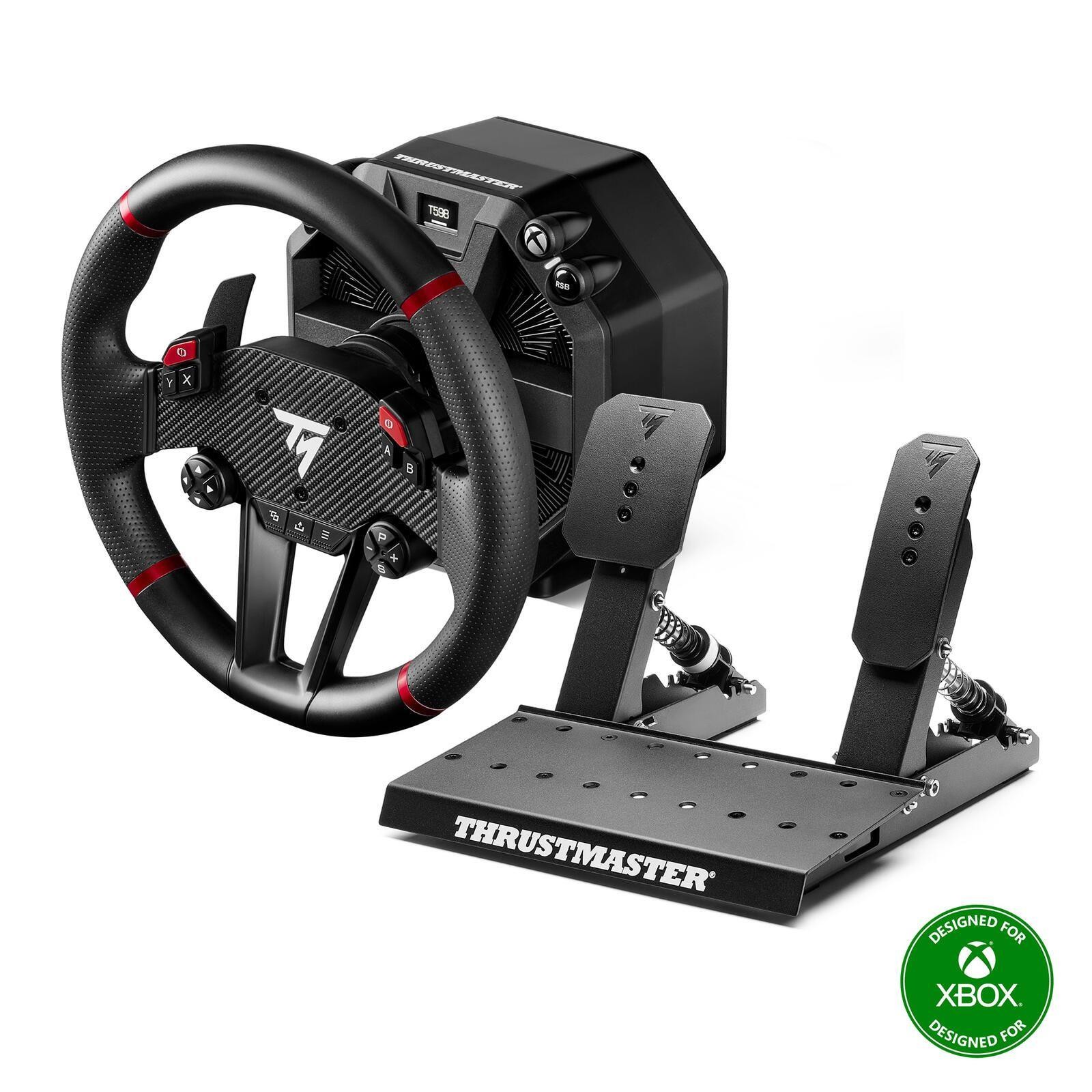 Thrustmaster T598 X Negro USB Volante + Pedales Analógico/Digital PC,