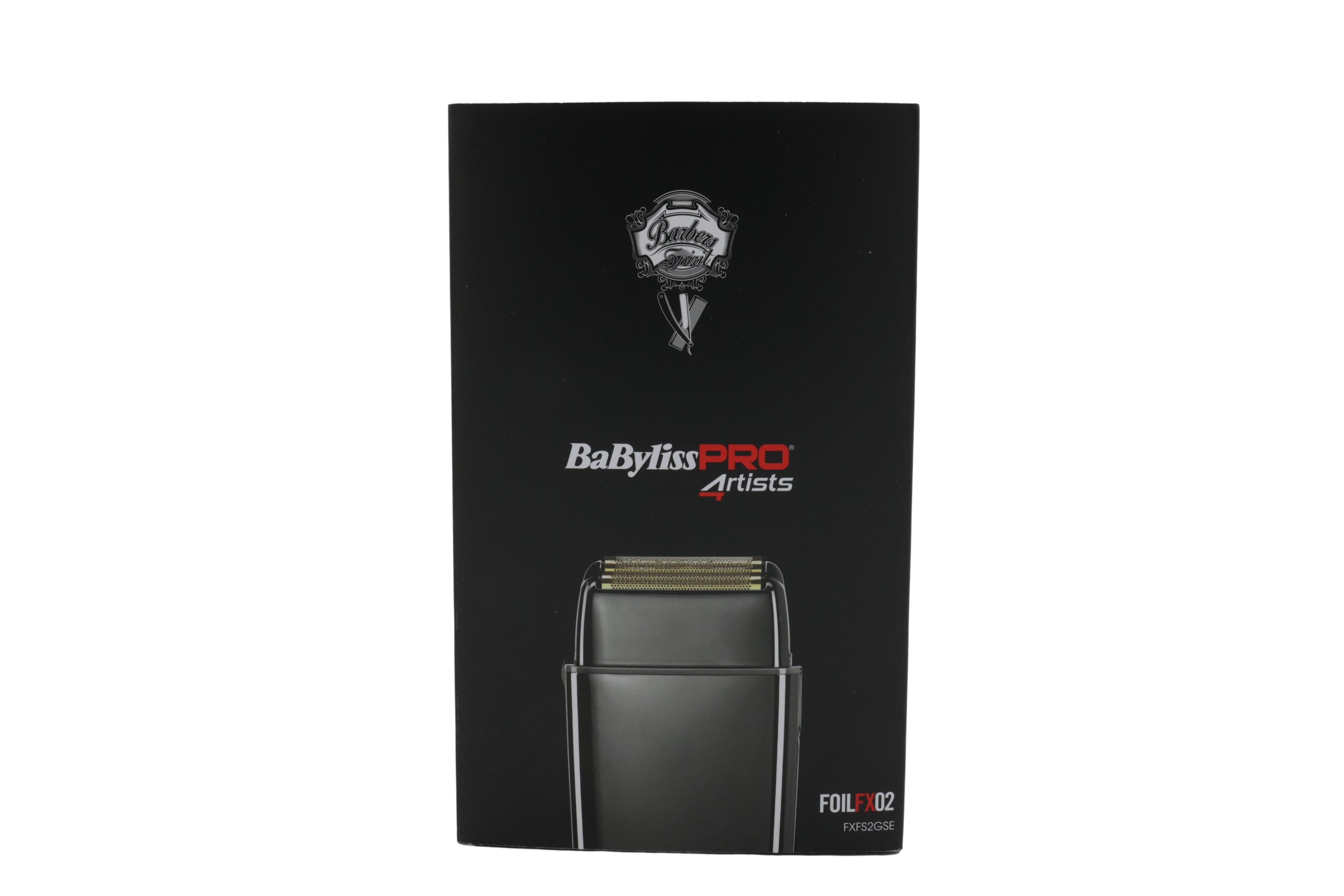 BaByliss FXFS2GSE Pro 4Artists Double Foil Shaver gunsteel