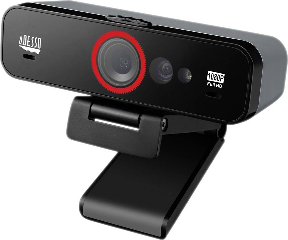 Adesso CyberTrack F1 webcam 2.1 MP 1920 x 1080 pixels USB 2.0 Black -