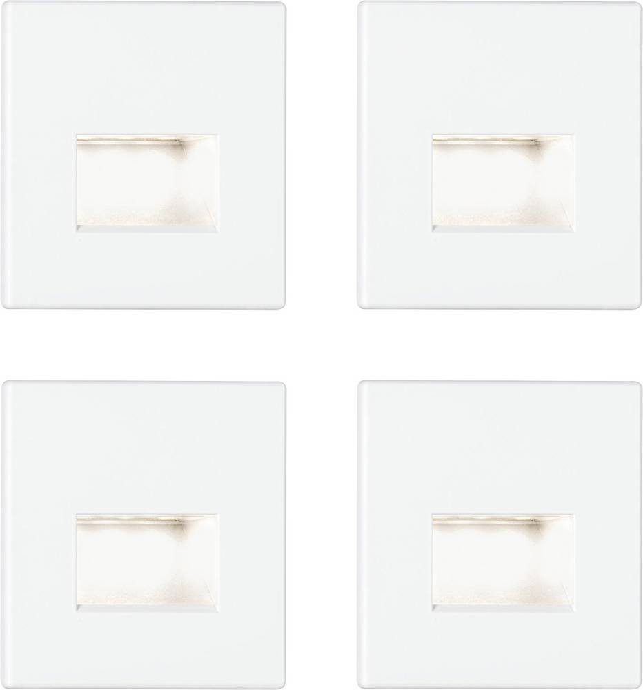 Paulmann 41309 41309 LED-Wandeinbauleuchte 4er Set LED LED white (