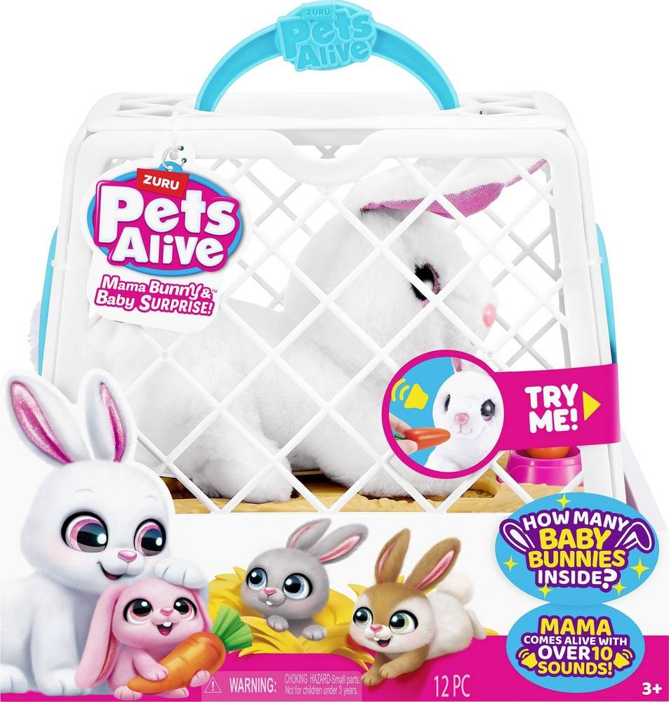 Pets Alive Mama Bunny Surprise By ZURU - Pets Alive Mama Bunny