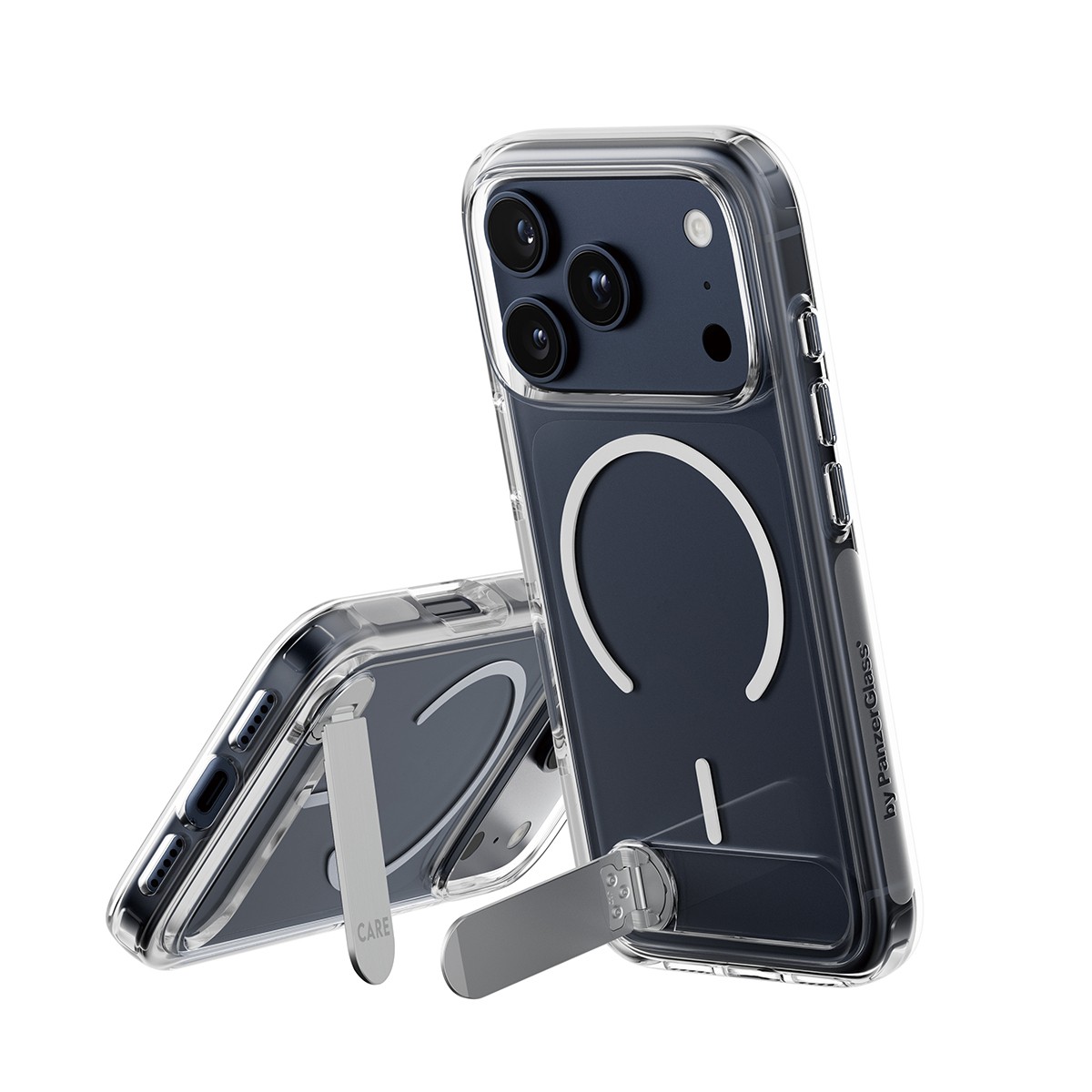 PanzerGlass CARE by Kickstand Case Transparent w. MagSafe
