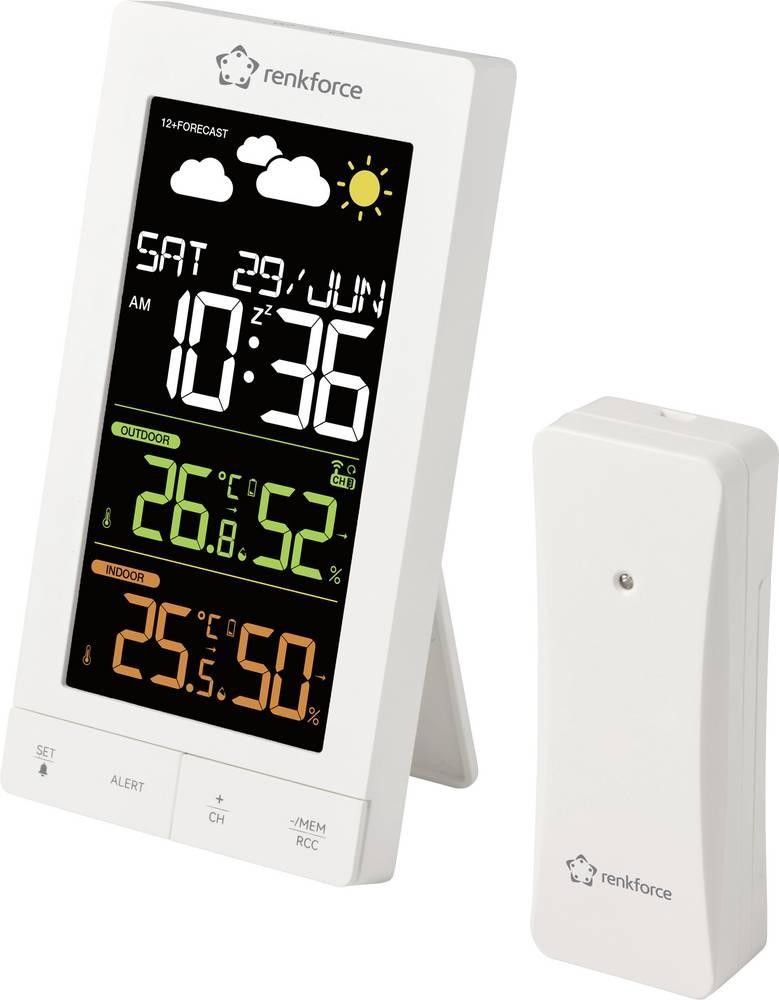 Renkforce RF-6701490 Funk-Wetterstation Vorhersage pour 12 horaire