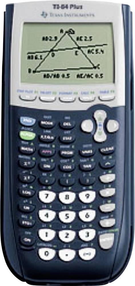 Texas Instruments TI-84 Plus calculator Pocket Graphing Blue, Silver -