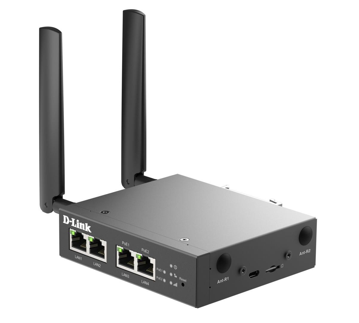 D-Link DWM-314-TP/E módem - D-Link DWM-314-TP/E, 2x RJ45, 2x RJ45