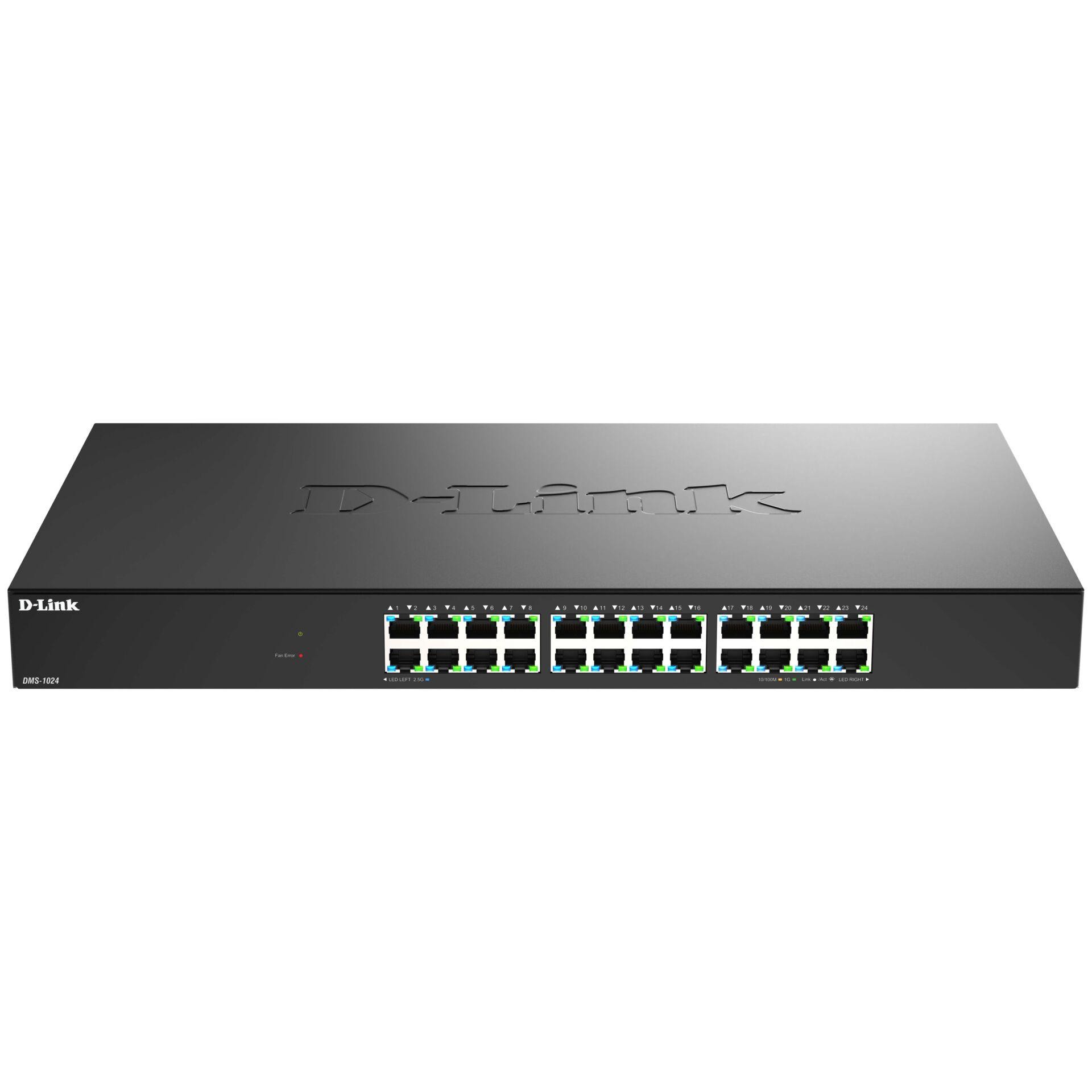 D-Link 24-Port 2.5G Multi-Gigabit Unmanaged Switch - D-Link 24-Port 2.