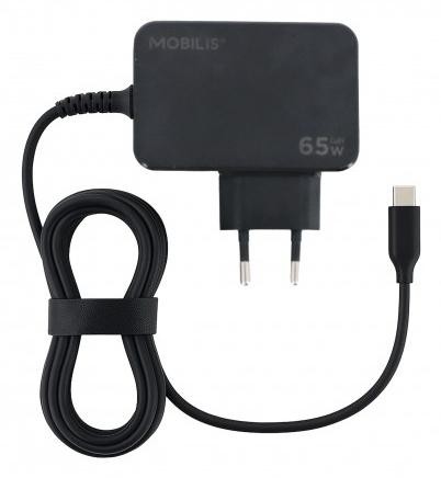 Mobilis 020015 power adapter/inverter Indoor 65 W Black - Mobilis
