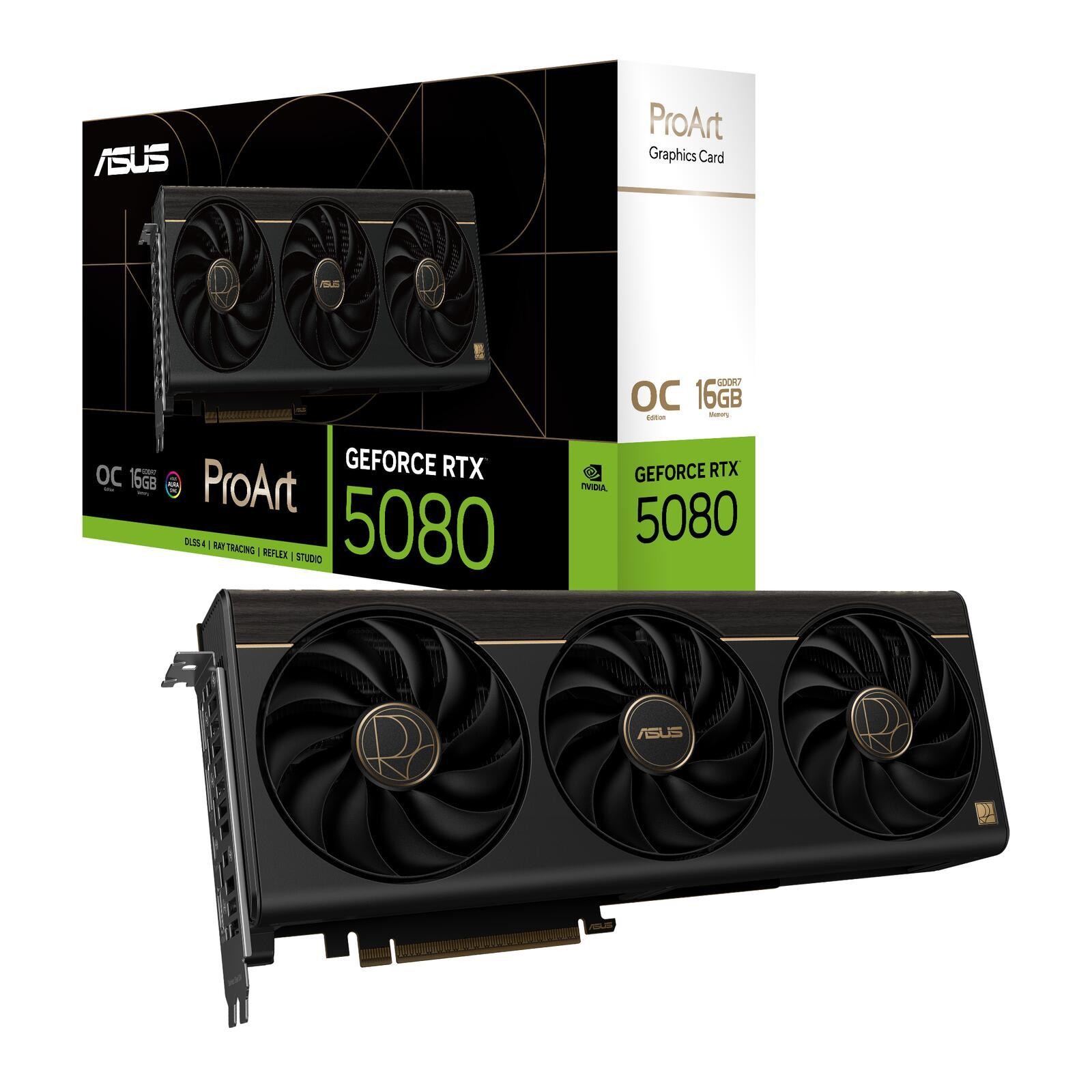ASUS ProArt -RTX5080-O16G NVIDIA GeForce RTX 5080 16 GB GDDR7 - ASUS