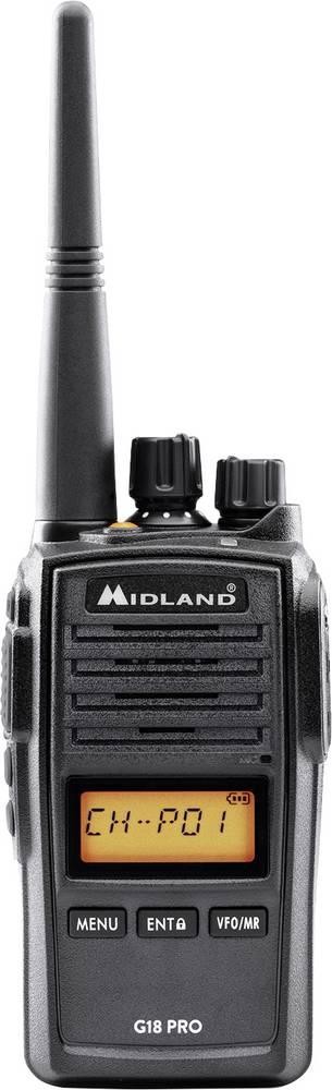 Midland G18 - PMR446 radio bidirectionnelle 8 canaux 446.00625 - 446.