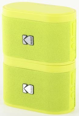 Kodak SoundBrix Wireless Stack Speaker (Yellin ́s Yellow), 2PCS