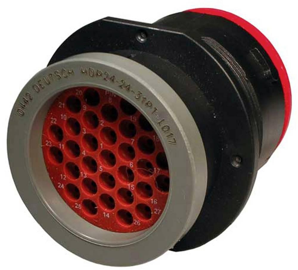 TE Connectivity HDP24-24-31PT-L017 Rundstecker Stecker, gerade Serie (