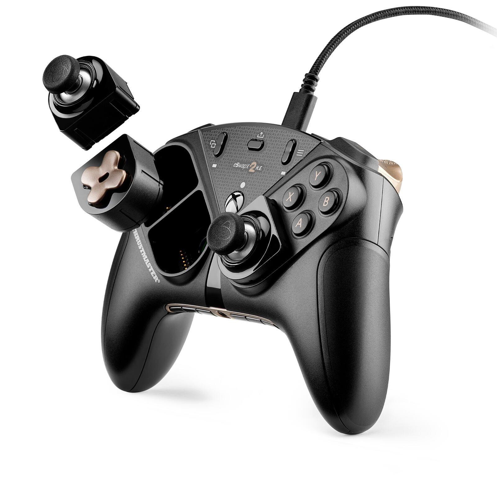 Thrustmaster ESWAP X2 H.E Black USB Gamepad Digital PC, Xbox One,