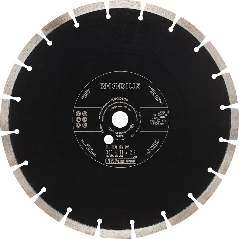 Rhodius LD45 303838 Diamanttrennscheibe 1 St. Beton