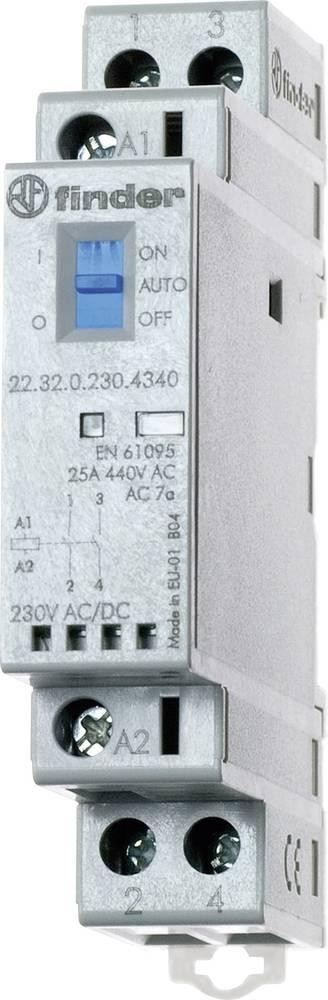 Finder 22.32.0.012.4540 Schütz 1 Schließer, 1 Öffner 12 V/DC, 12 V/