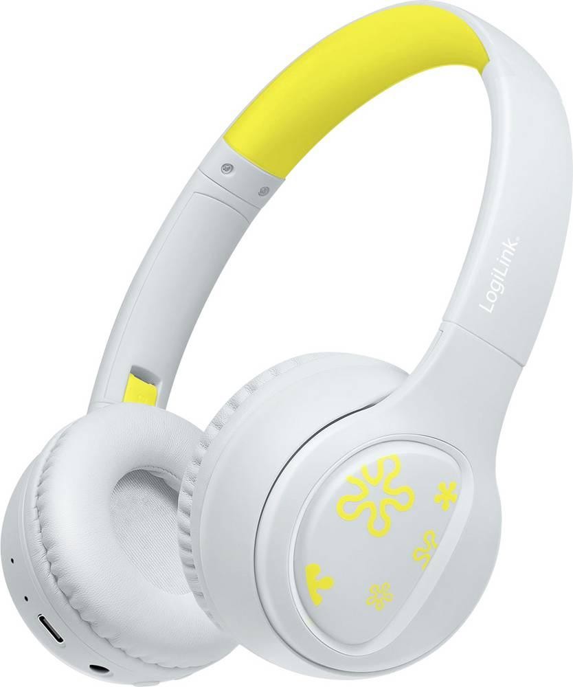 LogiLink BT0073BL On Ear headset Bluetooth , kabelgebunden