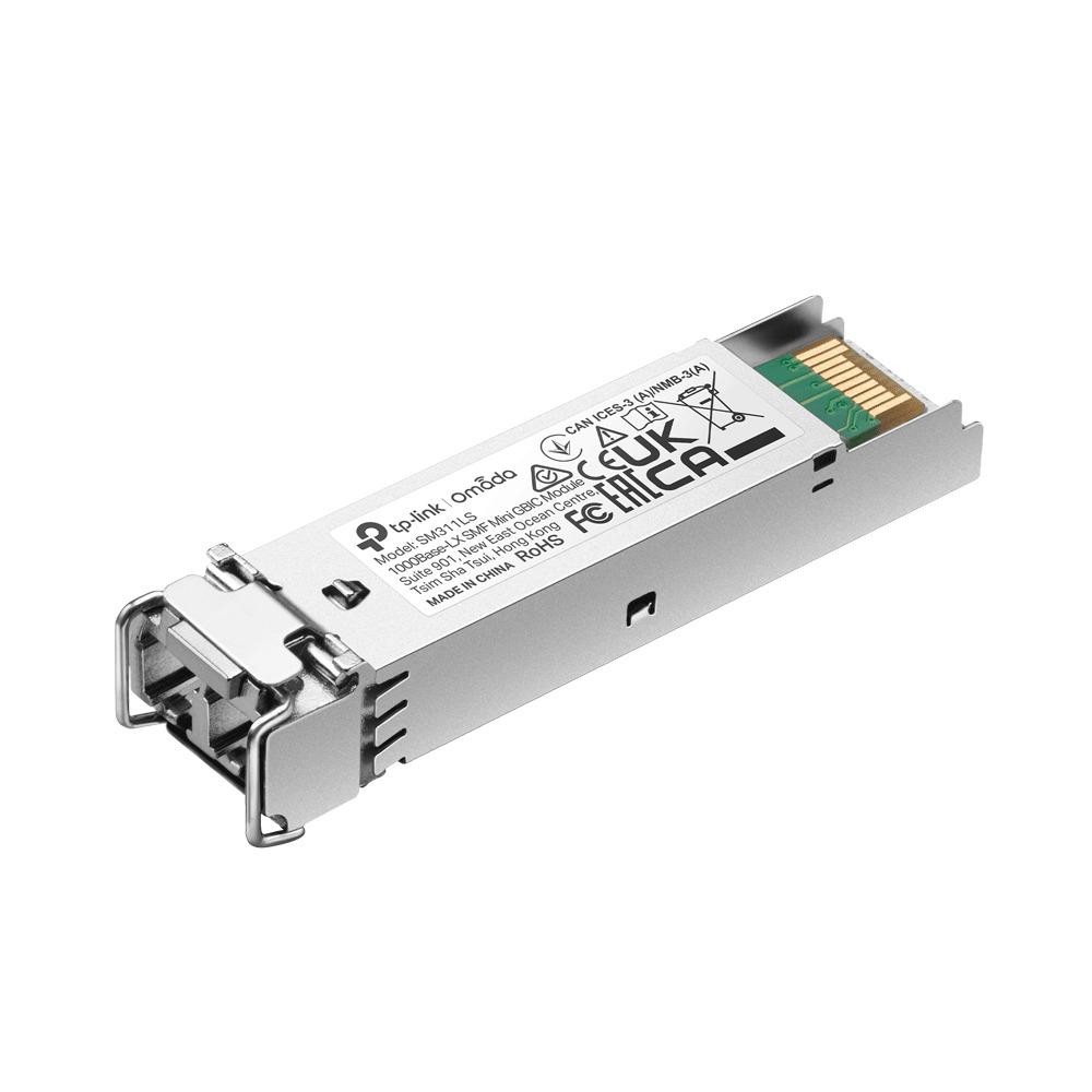 TP-Link Omada Gigabit SFP Module, Single-mode, MiniGBIC, LC Interface,