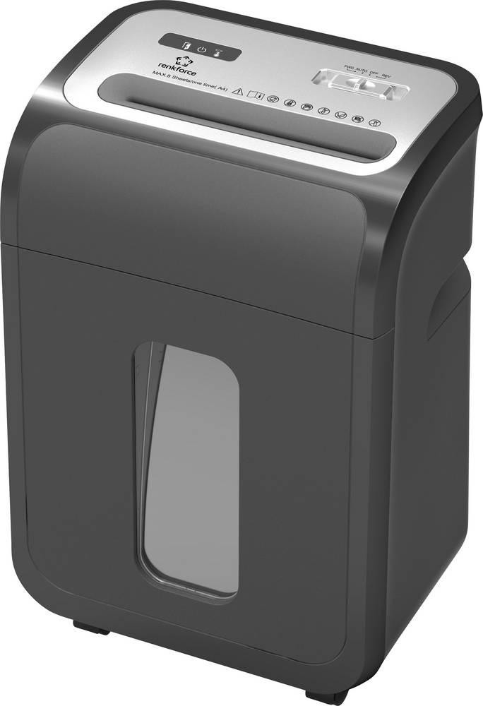 Renkforce RF-PPS-20L shredder 8sheets Mikroschnitt 3 x 9mm P-5 20l