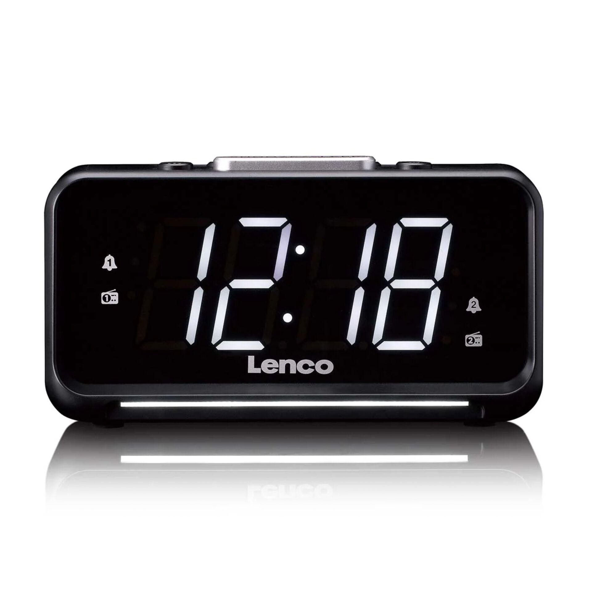 Lenco Tischradio FM, AM UKW, USB Weckfunktion Schwarz