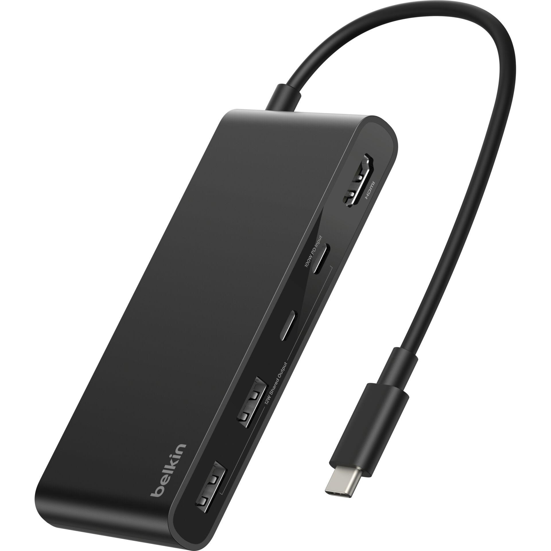Belkin Connect USB Type-C Black - Belkin Connect, USB Type-C, HDMI,