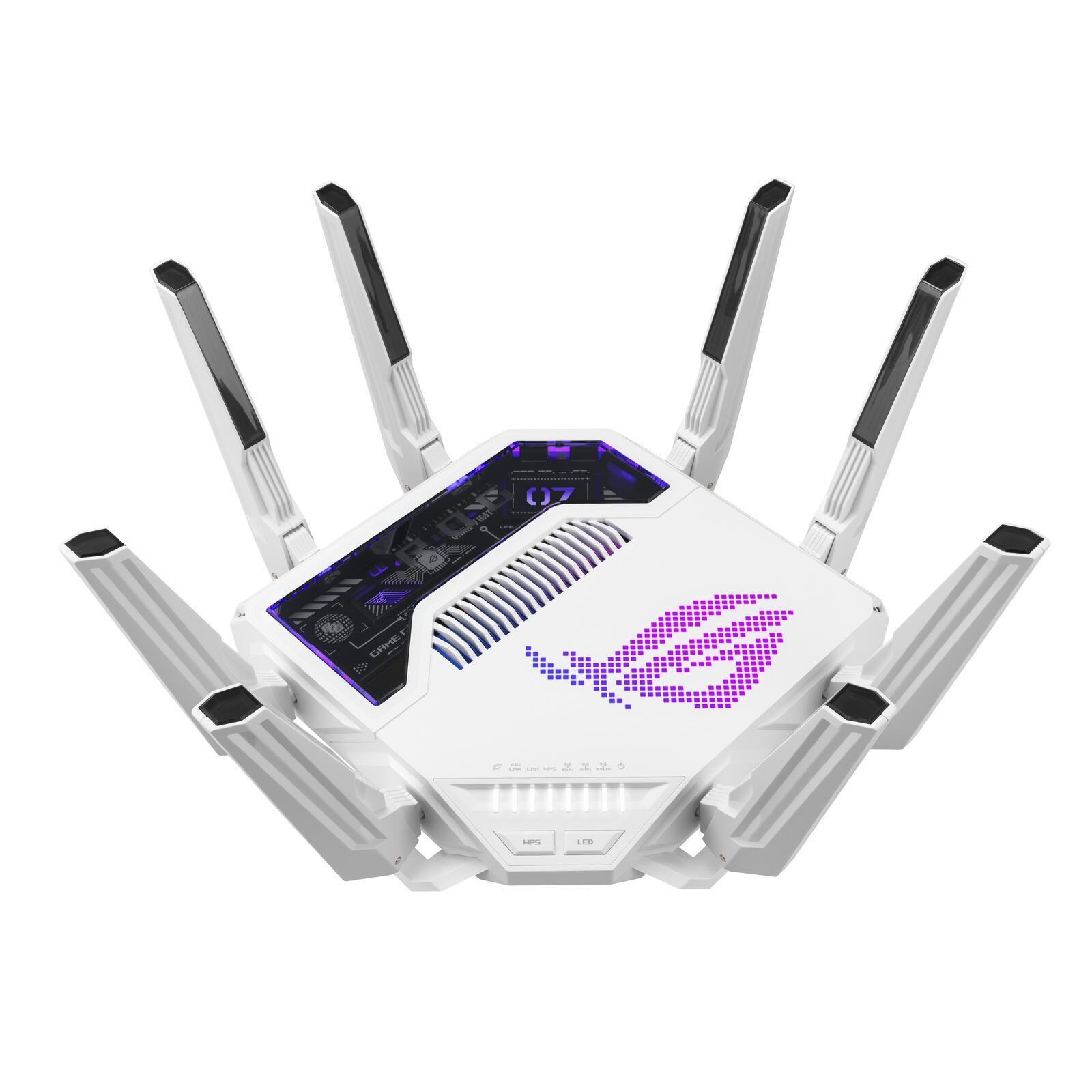 ASUS ROG Rapture GT-BE19000AI wireless router 10 Gigabit Ethernet Tri-