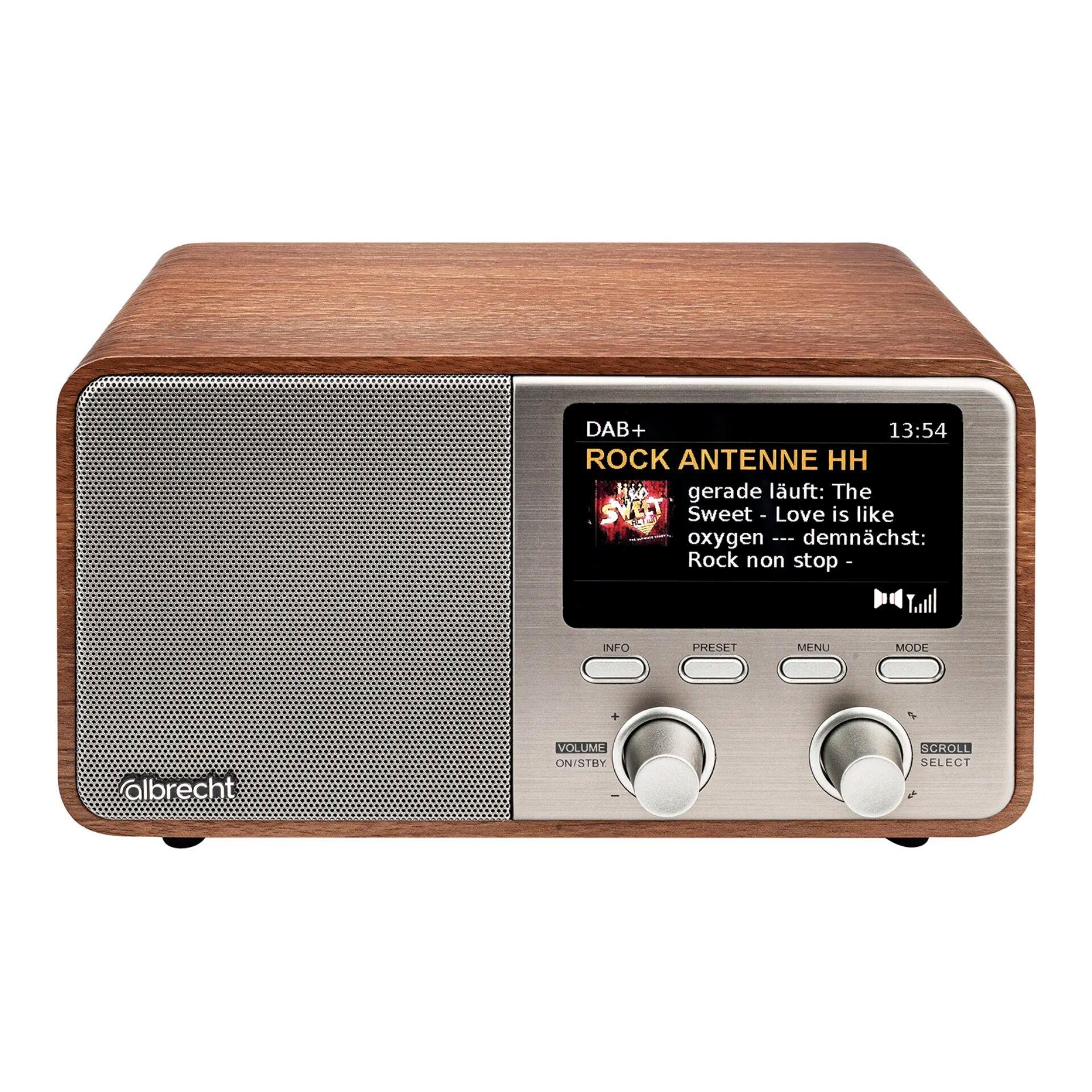 Albrecht DR 760 Tischradio DAB+, UKW DAB+, AUX, Bluetooth