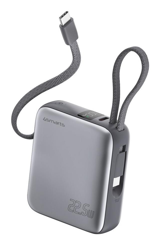 4smarts 541625 power bank Lithium Polymer (LiPo) 10000 mAh Grey -