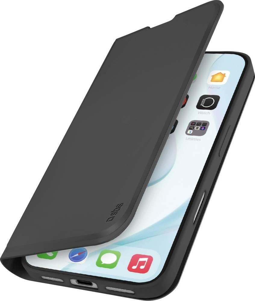 Sbs mobile Wallet Smooth Flip Cover Apple iPhone 17 Schwarz