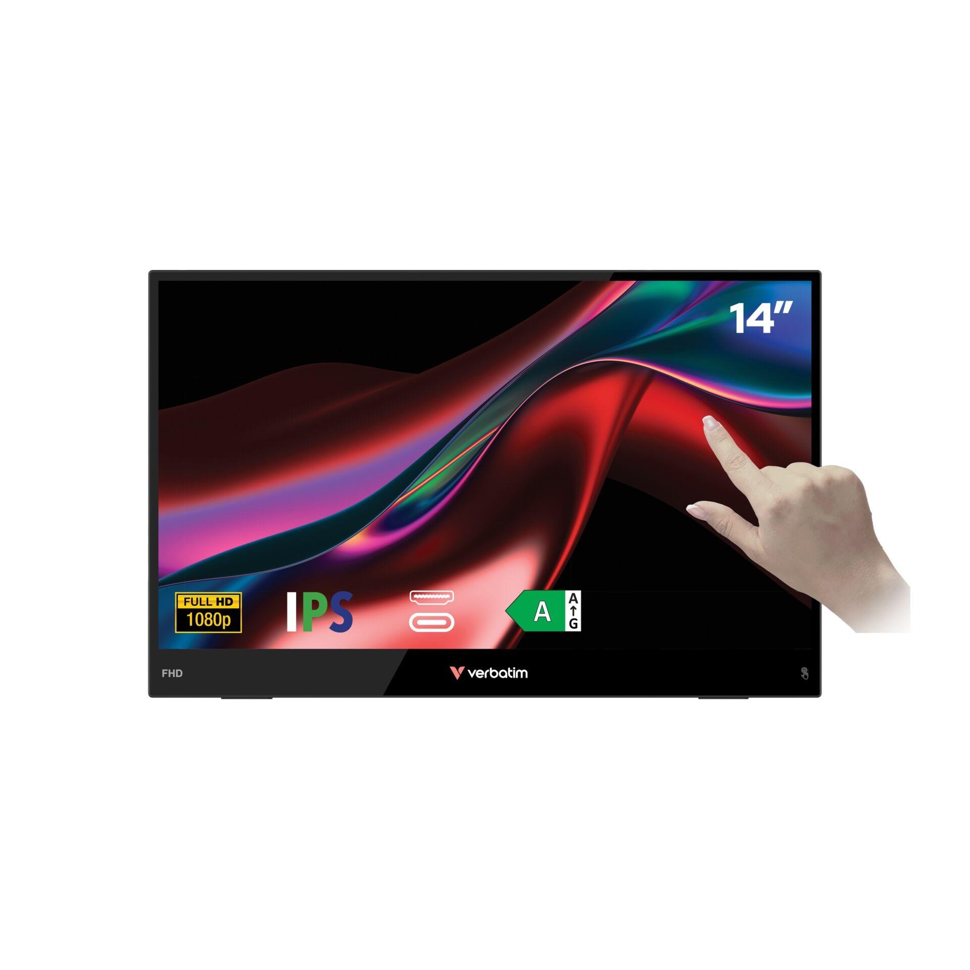 Verbatim Portable 14" FHD Touch Monitor LIGHT - Verbatim Portable 14"