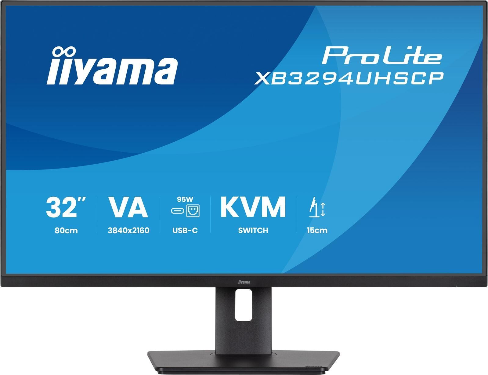 iiyama ProLite XB3294UHSCP-B1 computer monitor 80 cm (31.5") 3840 x