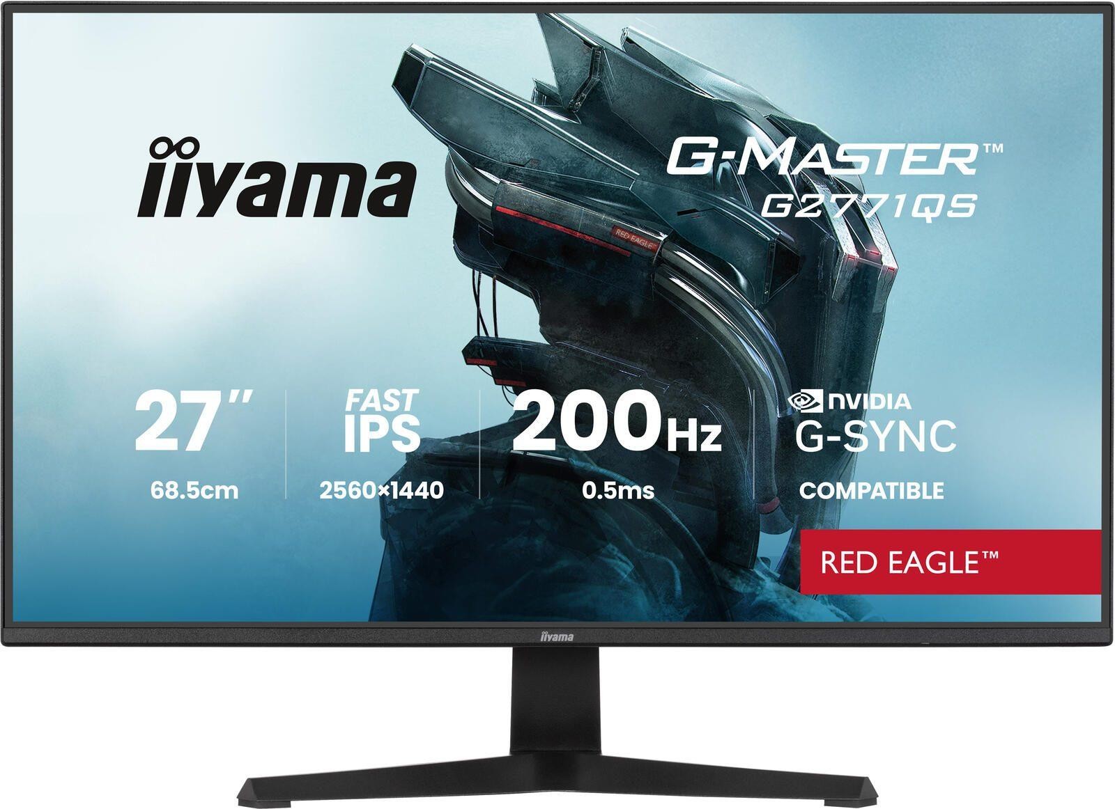 iiyama G-MASTER G2771QS-B1 computer monitor 68.6 cm (27") 2560 x 1440