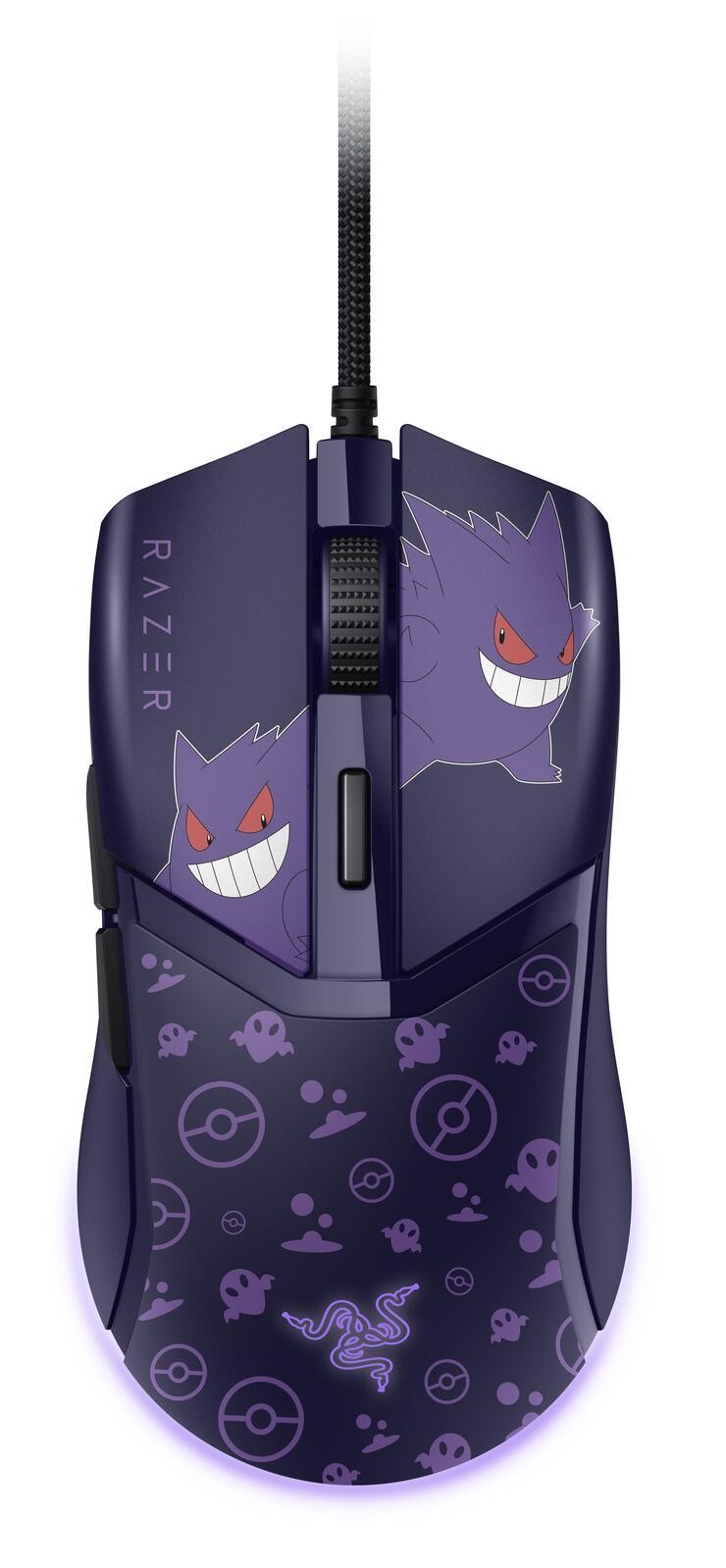 Razer Cobra Pokémon Gengar Edition - Leichte kabelgebundene Gaming-