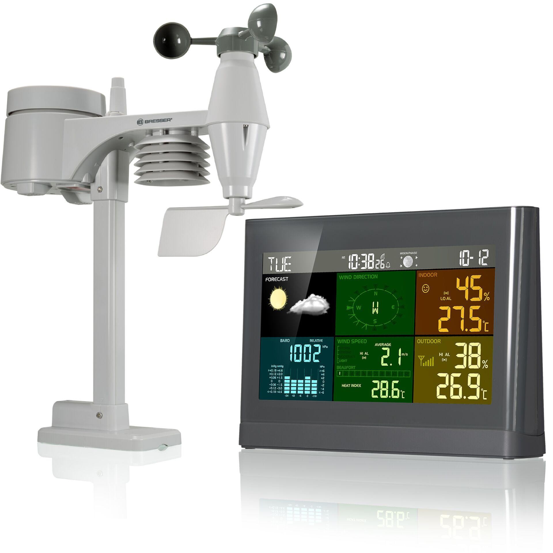 Bresser Wetter Center 5-in-1 Comfort gris