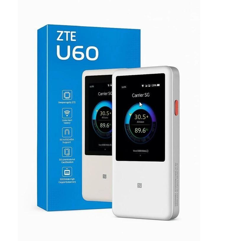 ZTE U60 5G / WLAN-Hotspot Integriertes Modem: 5G 2.4GHz, 5GHz