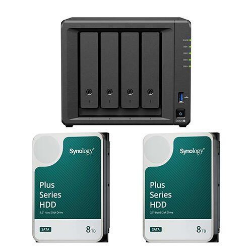 Synology DS925+ DiskStation + 16 TB 2x Synology Plus 3.5" SATA 6Gb/s