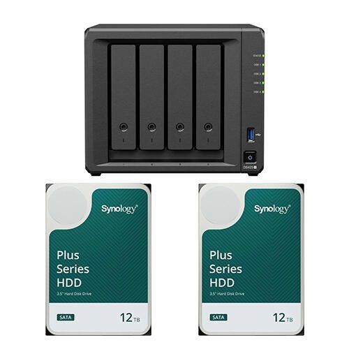 Synology DS925+ DiskStation + 24 TB 2x Synology Plus 3.5" SATA 6Gb/s