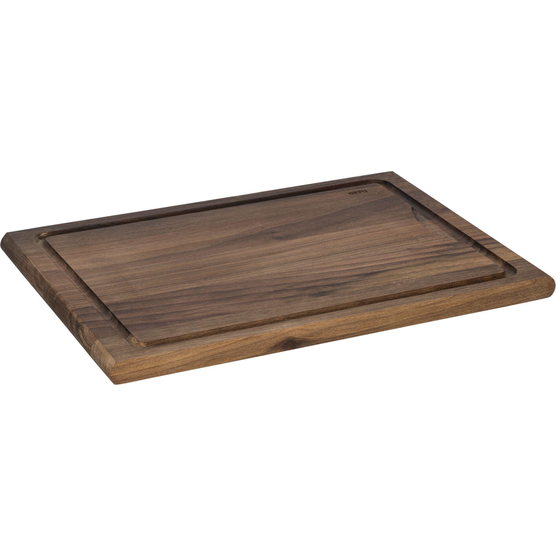 GEFU ENNO planche à découper pour cuisine Rectangulaire Bois Noyer,