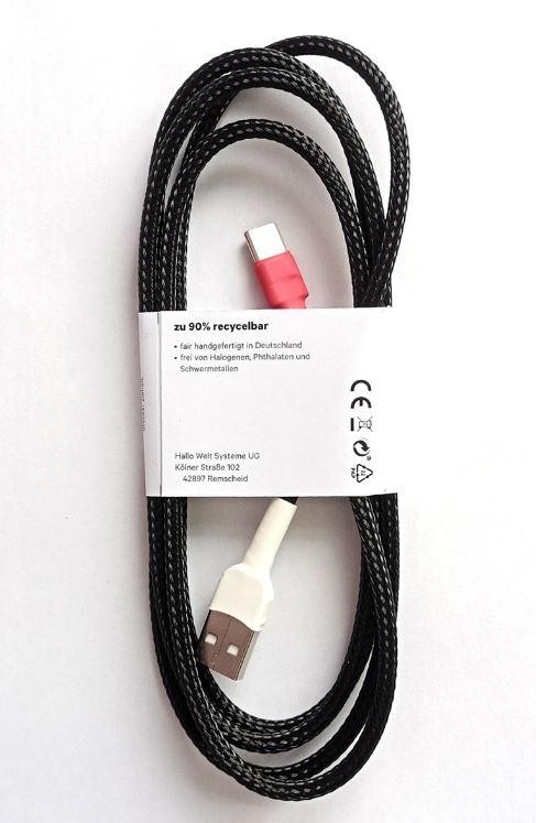Volla cable USB-A and USB C