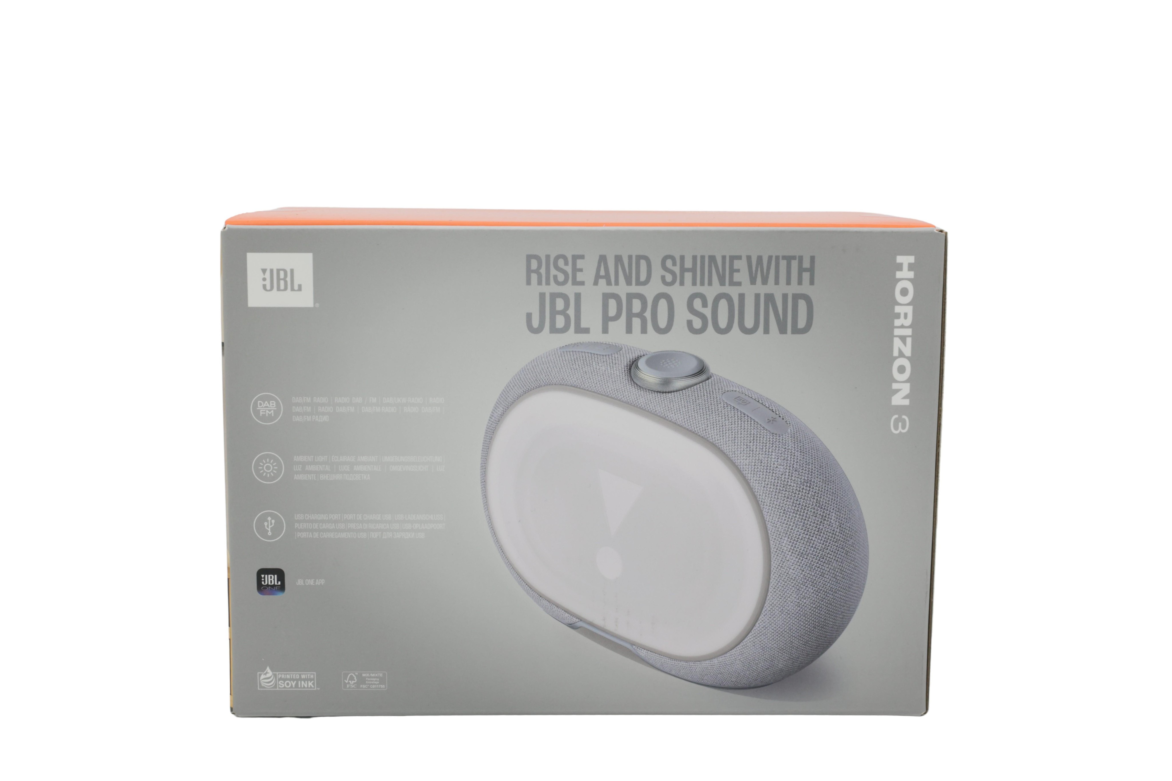 JBL HORIZON-3 Horloge Gris - JBL HORIZON-3, Horloge, DAB, DAB+, FM,