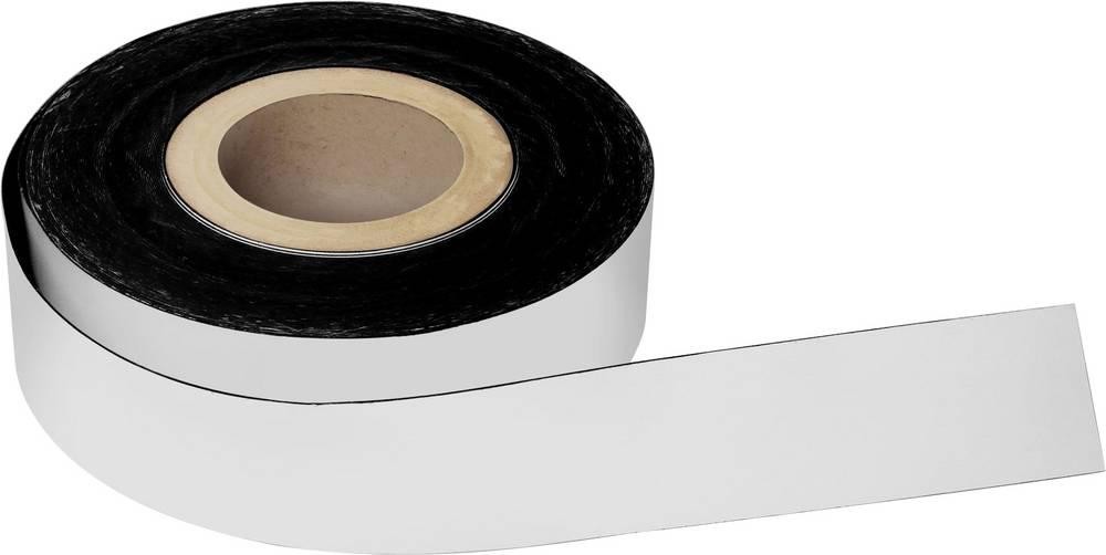 Magnetoplan Magnetband (L x B x H) 30m x 30mm x 0.6mm Weiß 1 St.